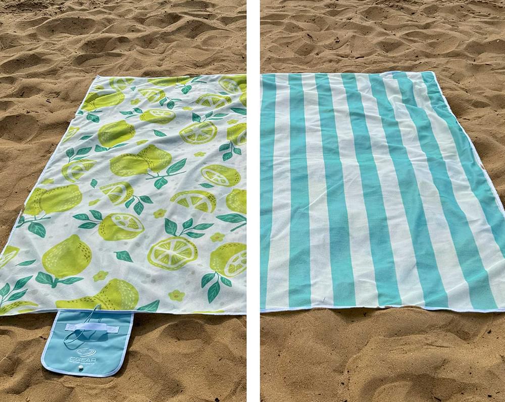 Quicksand Mat - Lemon / Baby Blue